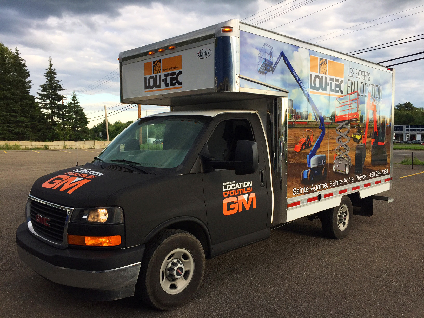 LouTec Lettrage corporatif Para Design